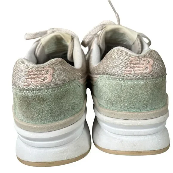 New Balance 997H Women’s Size 8 Tan Pink Shoes Sneakers - Picture 4 of 9